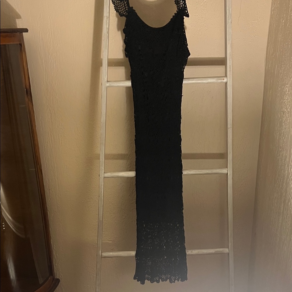 Young Essence Black Maxi Dress